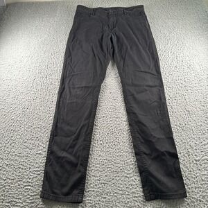 Buck Mason Pants Mens 30 Black 5 Pocket Pant Vintage Canvas Slim Stretch Chino